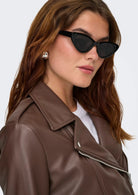 Only Giubbino Donna Carmen Marrone Cioccolata 15361396 Chocolate Martini ONLY 