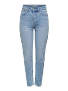 Only Jeans Donna Light Blue Straight Fit Onlemily 15361608 Light Blue Denim ONLY 