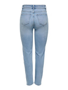 Only Jeans Donna Light Blue Straight Fit Onlemily 15361608 Light Blue Denim ONLY 