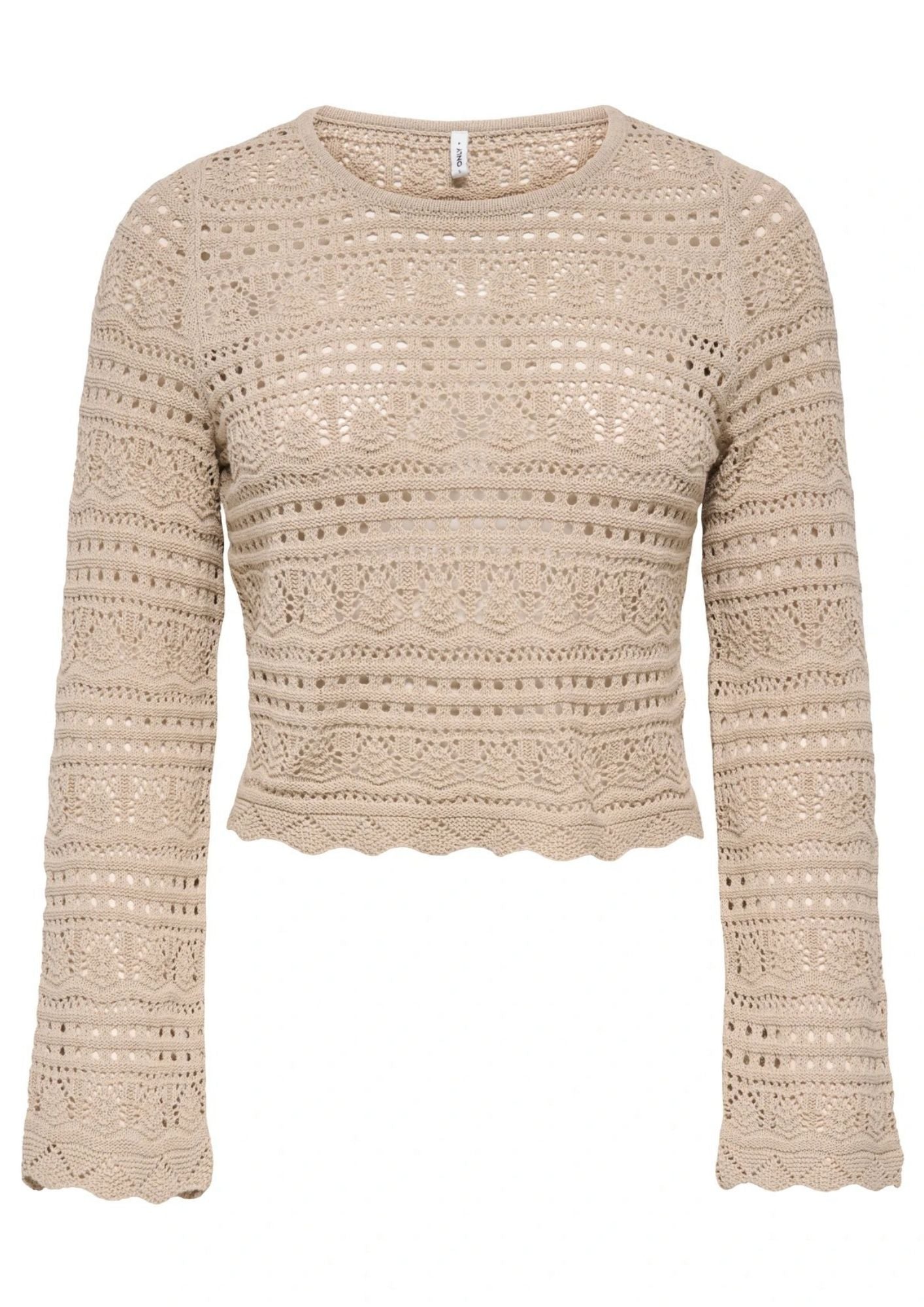 Only Pullover Donna Elke Beige 15363049 Oxford Tan ONLY 