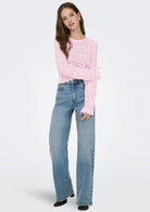 Only Pullover Donna Elke Rosa 15363049 Romance Rose ONLY 
