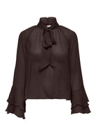 Only Blusa Donna Peninna Marrone 15367241 Coffee Bean ONLY 