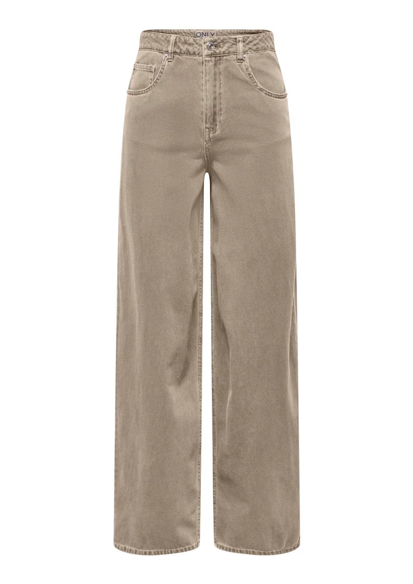 Only Pantalone Donna Taylor Beige 15367377 Crockery ONLY 