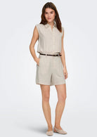 Only Shorts Donna Siesta Grigio Luna 15367413 Moonbeam ONLY 