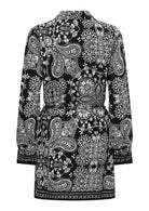 Only Abito Donna Emza Nero Stampa Etnica 15367644 Black ETHNIC PAISLEY ONLY 