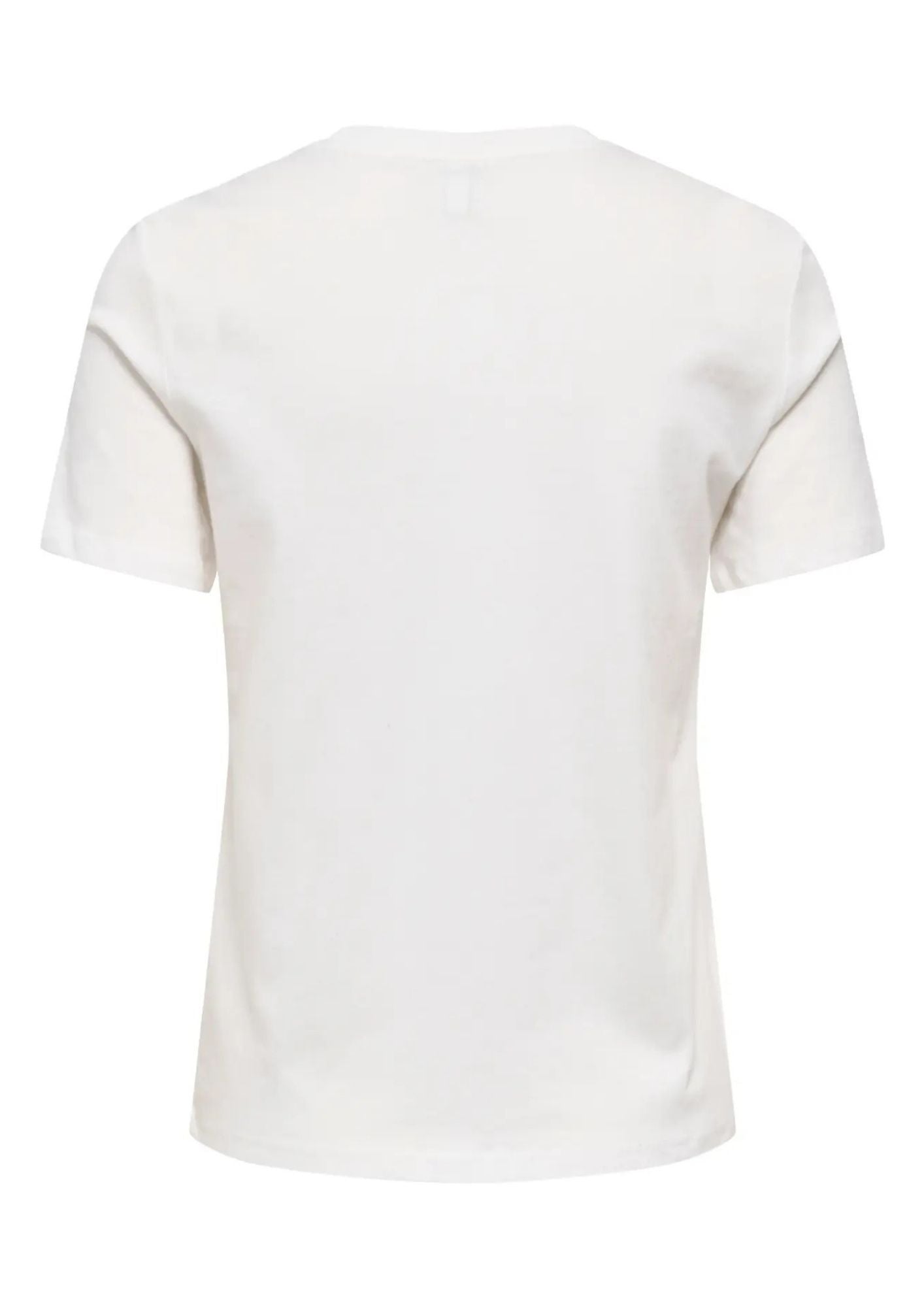 Only T-Shirt Donna Mira Bianca 15368637 Cloud Dancer ONLY 