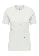 Only T-Shirt Donna Filizza Bianca 15368933 Cloud Dancer ONLY 
