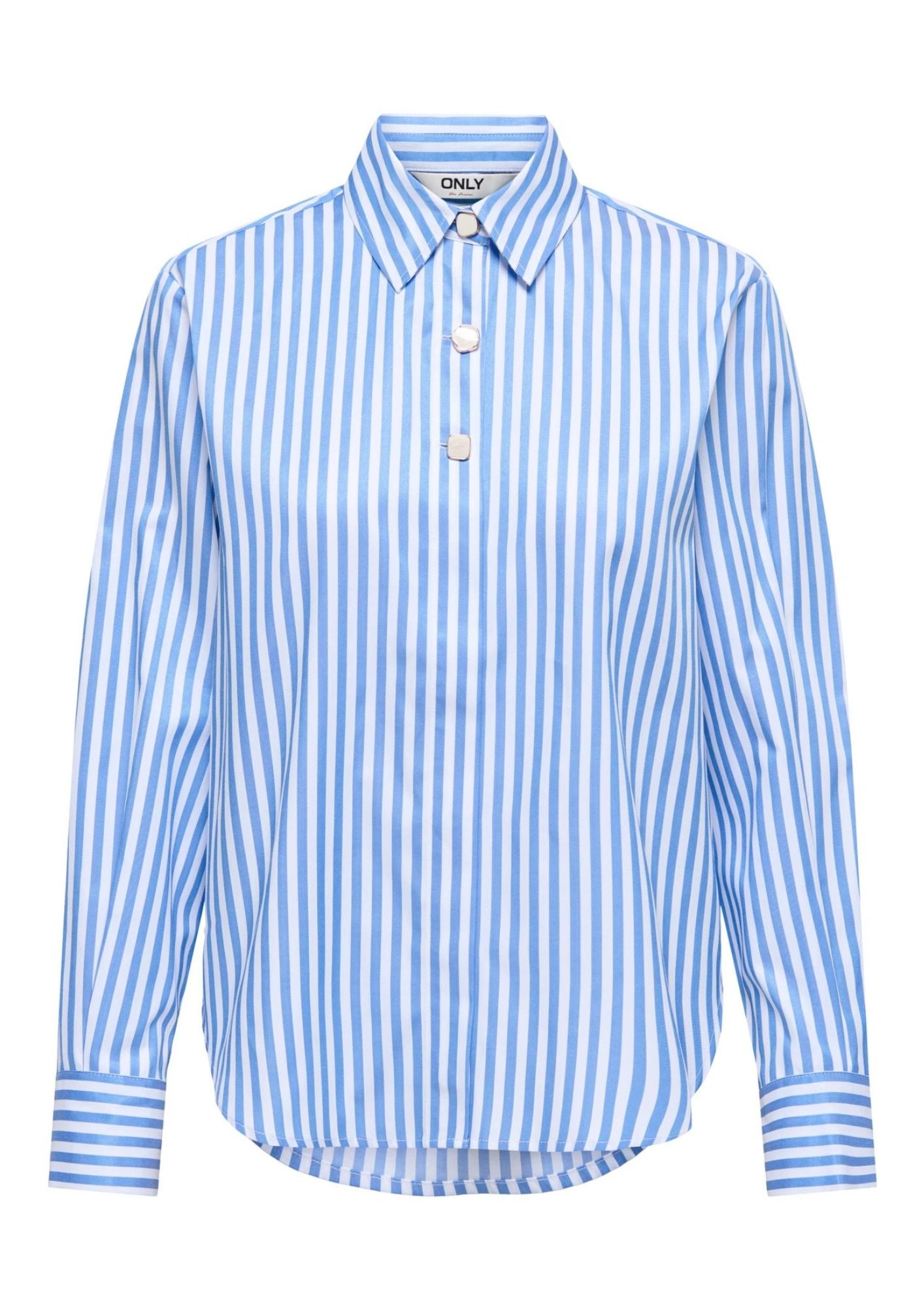 Only Camicia Donna Lyra Blu 15369914 Provence Cloud Dancer ONLY 