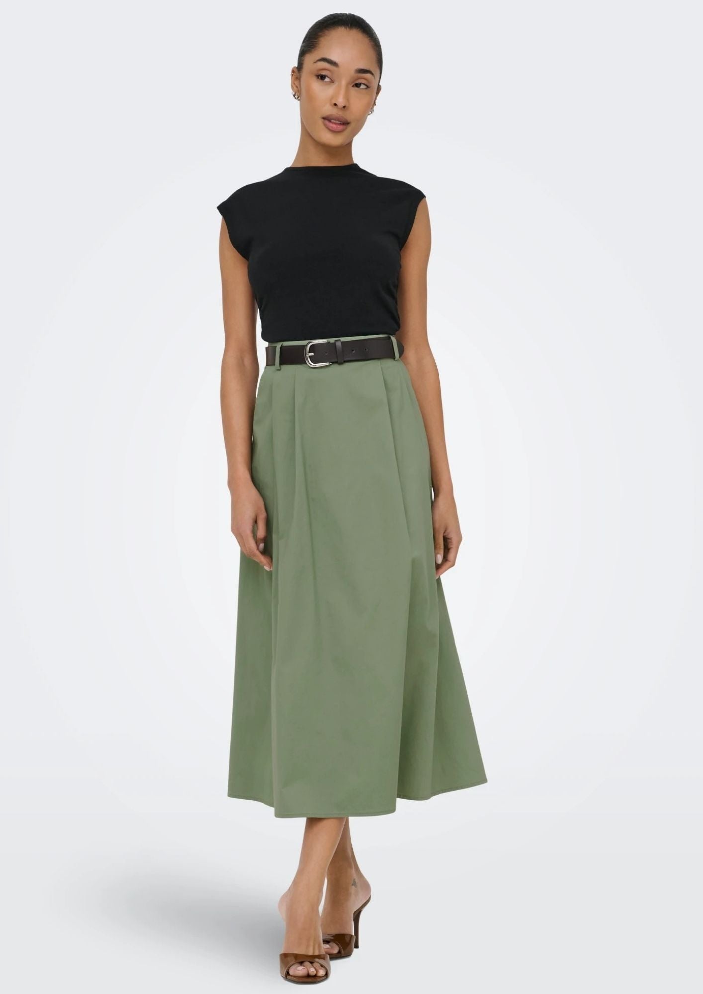 Only Gonna Donna Zora Verde Oliva 15370607 Oil Green ONLY 