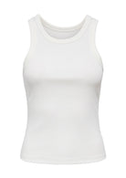 Only Canottiera Donna Val Bianca 15371705 Cloud Dancer ONLY 
