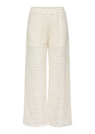 Only Pantalone Donna Lian Bianco Betulla 15372107 Birch ONLY 