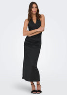 Only Vestito Donna Gina Nero 15372734 Black Wide ONLY 