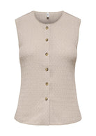 Only Top Donna Ilse Grigio Argento 15374601 Silver Lining ONLY 