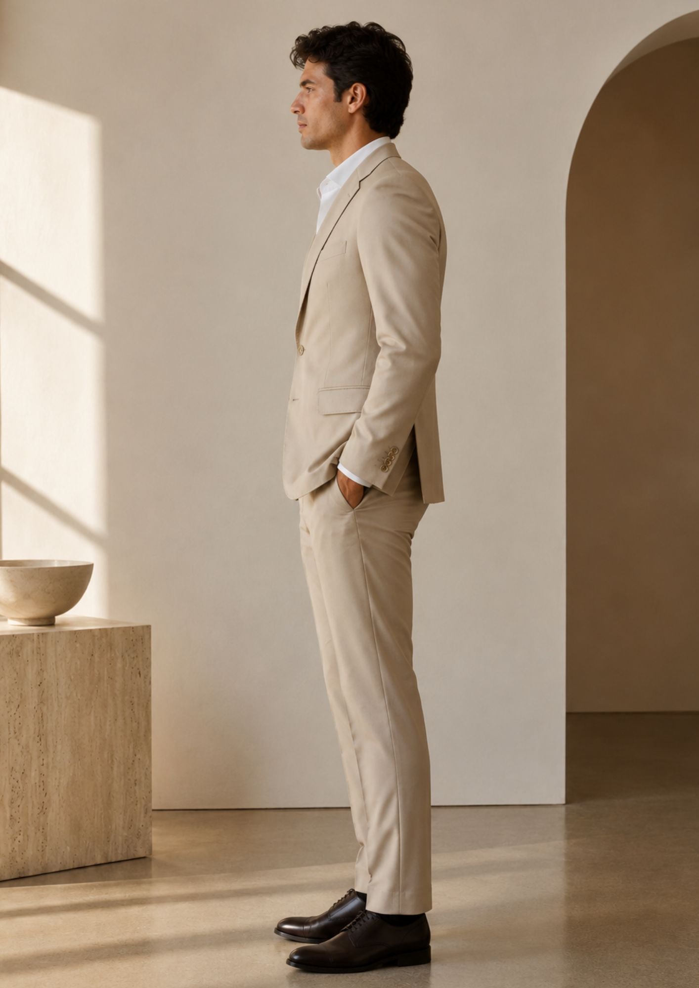 Sergio Cipriani Abito Uomo Beige OP-10141 BEIGE SERGIO CIPRIANI 