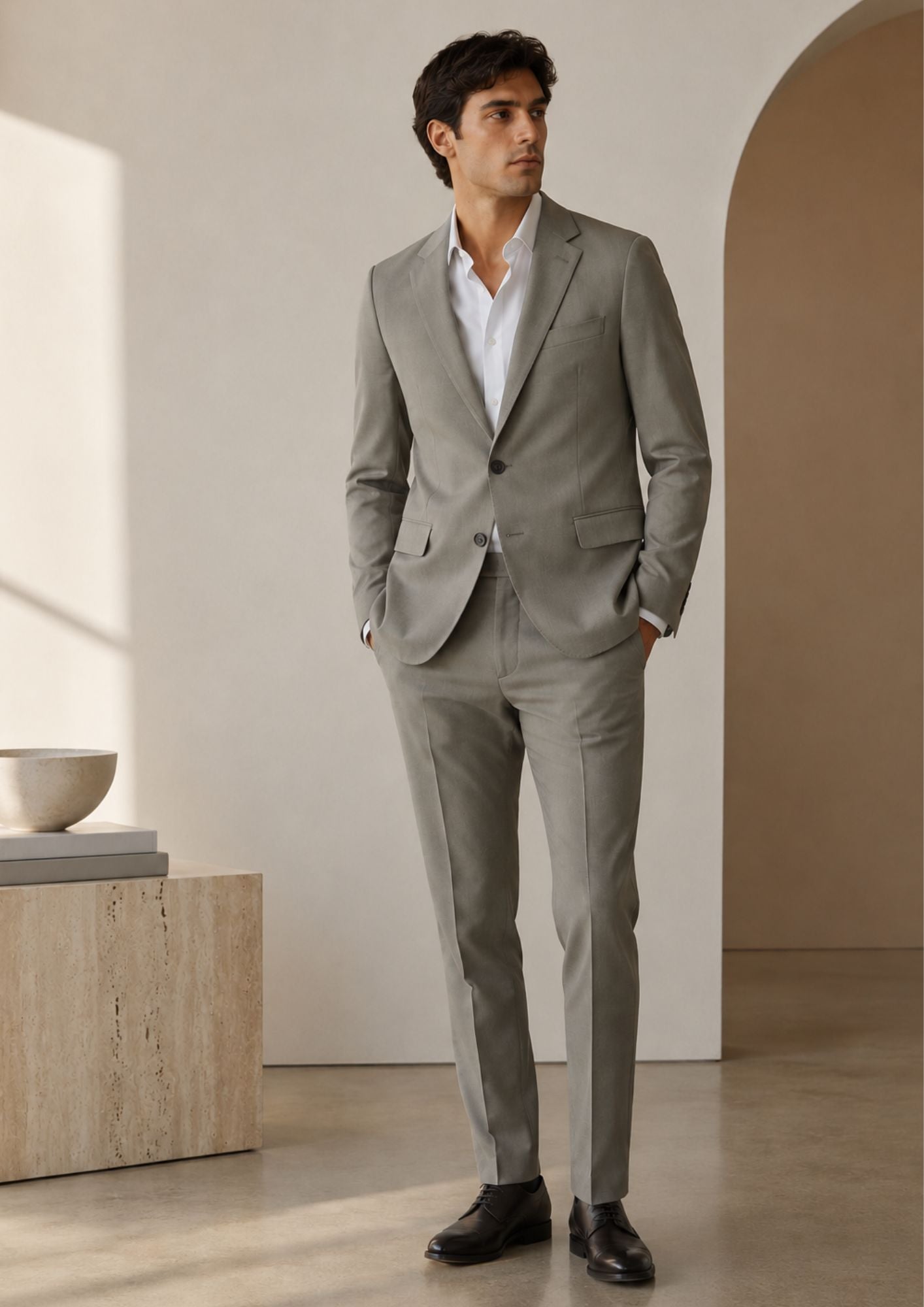 Sergio Cipriani Abito Uomo Grigio Chiaro OP-10141 GRIGIO CHIARO SERGIO CIPRIANI 
