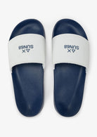 Sun68 Ciabatte Uomo Blu Navy e Bianche X36101 701 SUN68 