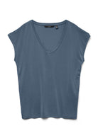 Vero Moda Top Donna Filli Blu 10247666 China Blue VERO MODA 
