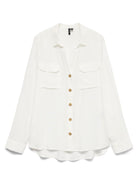 Vero Moda Camicia Donna Bumpy Bianca 10275283 Snow White VERO MODA 