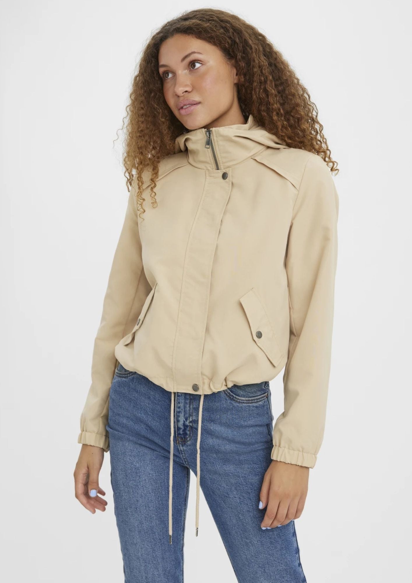 Vero Moda Parka Donna Zoa Beige 10278214 Silver Mink VERO MODA 