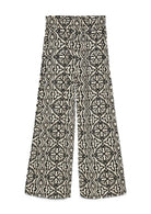 Vero Moda Pantalone Donna Menny Grigio Geometrico 10282478 Silver Lining Calli VERO MODA 