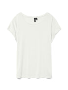 Vero Moda T-Shirt Donna Ava Bianca 10284468 Snow White VERO MODA 