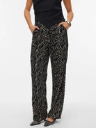 Vero Moda Pantalone Donna Easy Nero Dana 10297357 Black Dana VERO MODA 