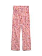 Vero Moda Pantalone Donna Easy Bianco Stampa Dina 10297357 Snow White Dina VERO MODA 