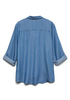 Vero Moda Camicia Donna Bree Denim Blu Medio 10304863 Medium Blue Denim VERO MODA 