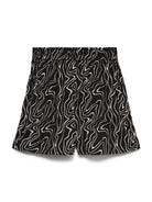 Vero Moda Shorts Donna Easy Neri Stampa Dana 10308012 Black Dana VERO MODA 