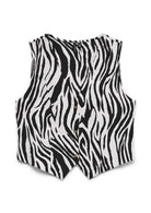 Vero Moda Gilet Donna Mymilo Grigio Chiaro Zebrato 10321606 Silver Lining Sina VERO MODA 