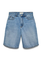 Vero Moda Shorts Donna Sage Blu Denim Chiaro 10328836 Light Blue Denim VERO MODA 