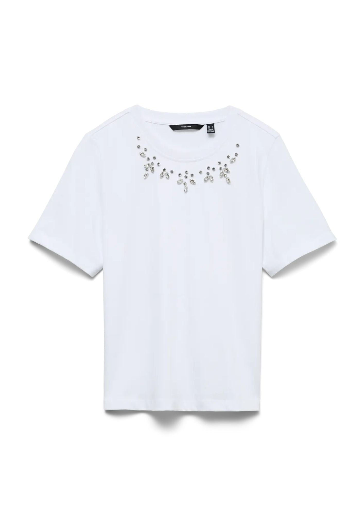 Vero Moda T-Shirt Donna Sif Bianca 10330329 Bright White VERO MODA 