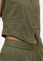 Vero Moda Top Donna Caia Verde 10333795 Deep Lichen Green VERO MODA 