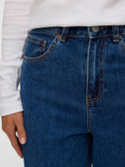 Vero Moda Jeans Donna Barrel fit Medium Blue VMBillie 10337318 Medium Blue Denim VERO MODA 