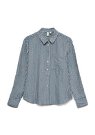 Vero Moda Camicia Donna Imara Blu 10338157 Dark Denim SNOW WHITE VERO MODA 