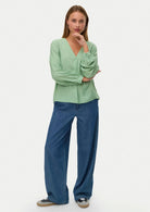 Vero Moda Blusa Donna Urli Verde 10338835 Mistletoe VERO MODA 