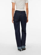Vero Moda Jeans Donna Dark Blue Straight Fit Vmallison 10339315 Dark Blue Denim VERO MODA 