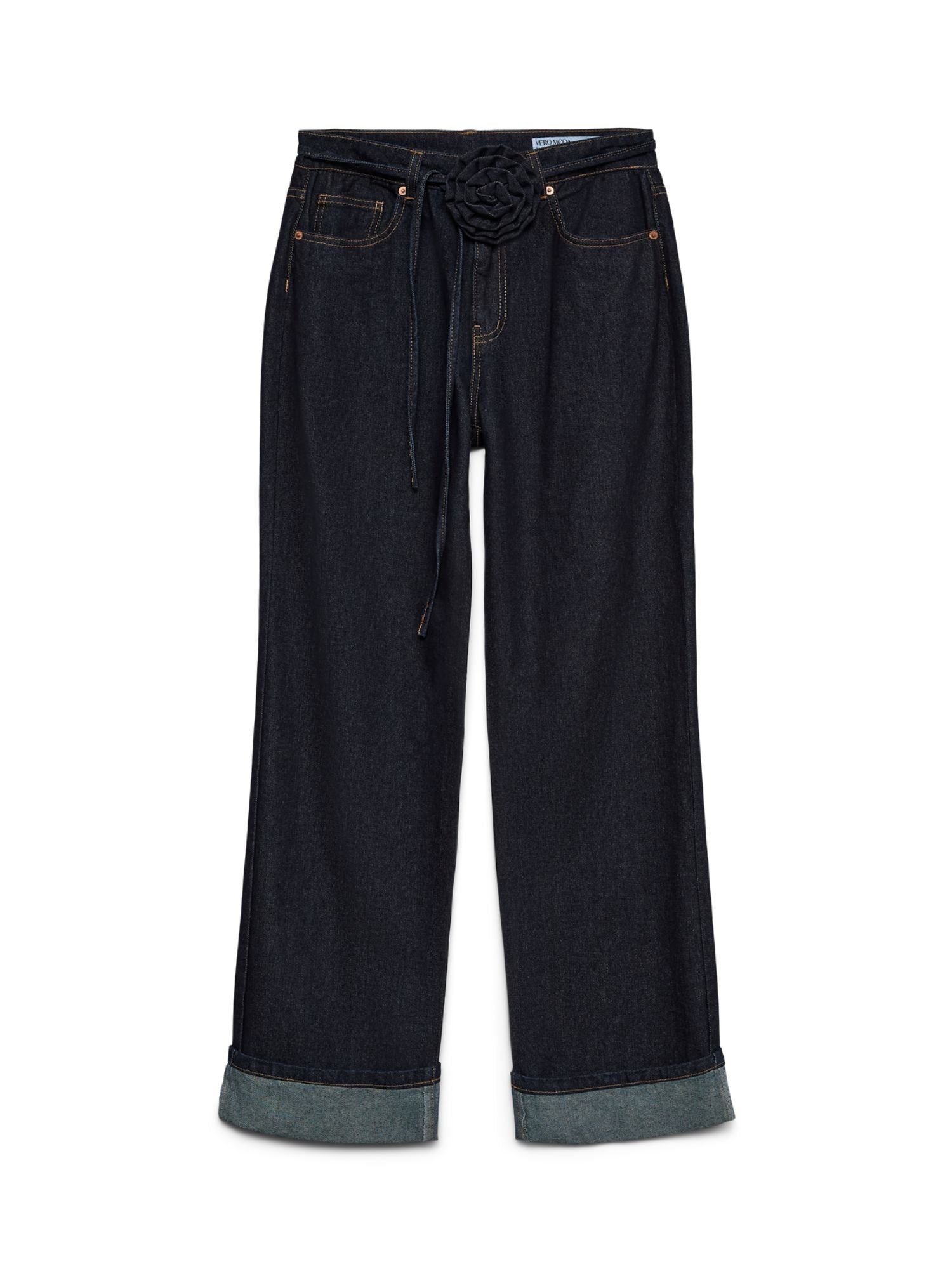Vero Moda Jeans Donna Dark Blue Straight Fit Vmallison 10339315 Dark Blue Denim VERO MODA 