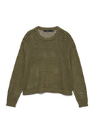 Vero Moda Pullover Donna Charlene Verde 10340125 Kalamata SOLID VERO MODA 
