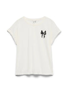 Vero Moda Top Donna Ihaya 10340239 Snow White BLACK VERO MODA 