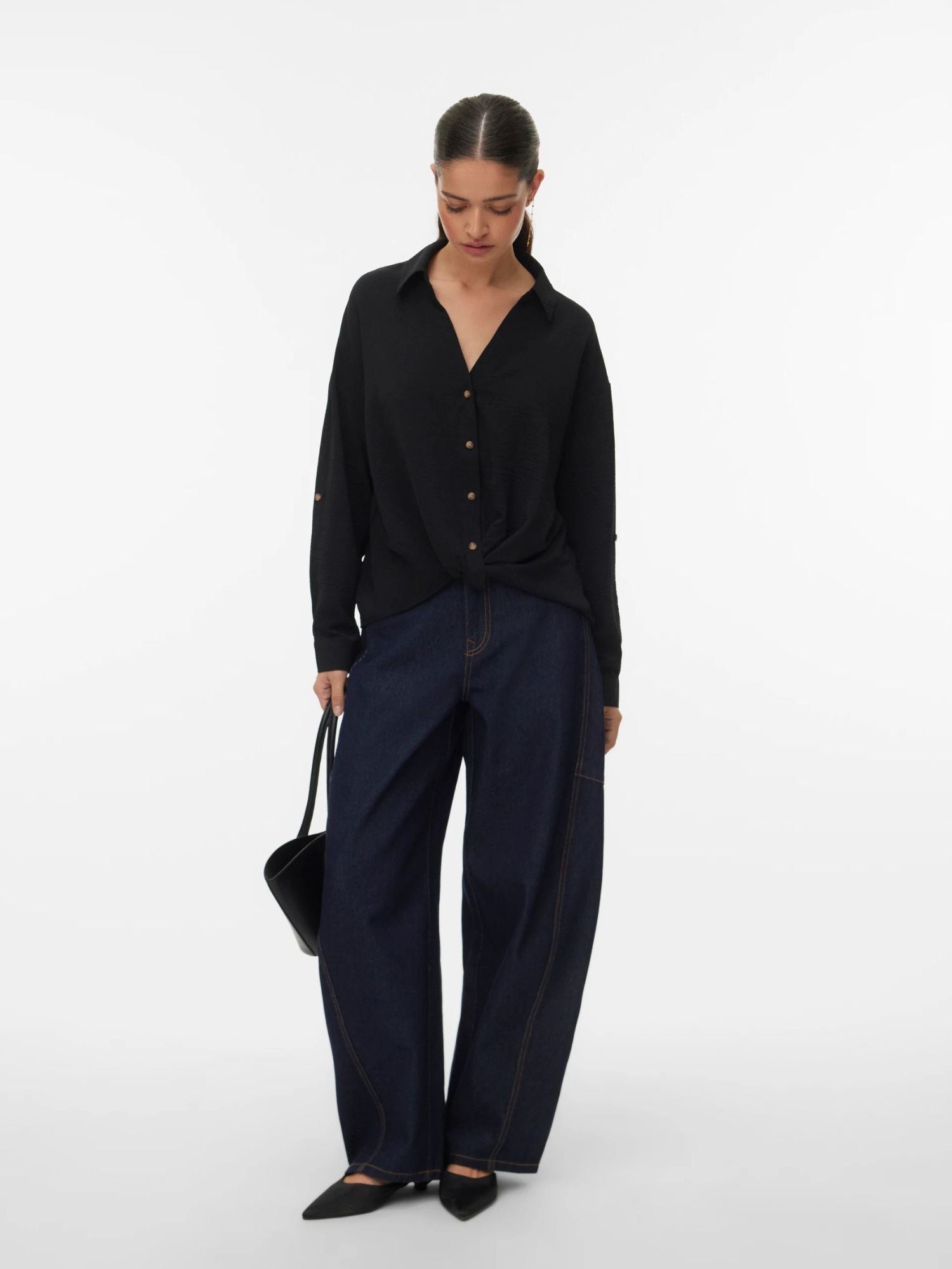 Vero Moda Camicia Donna Nero VMIzzy 10340338 Black VERO MODA 