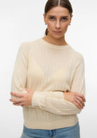 Vero Moda Pullover Donna Newlex Grigio Betulla 10340560 Birch VERO MODA 