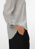 Vero Moda Blusa Donna Kaja Bianca Nera 10340684 Snow White Amanda Black VERO MODA 