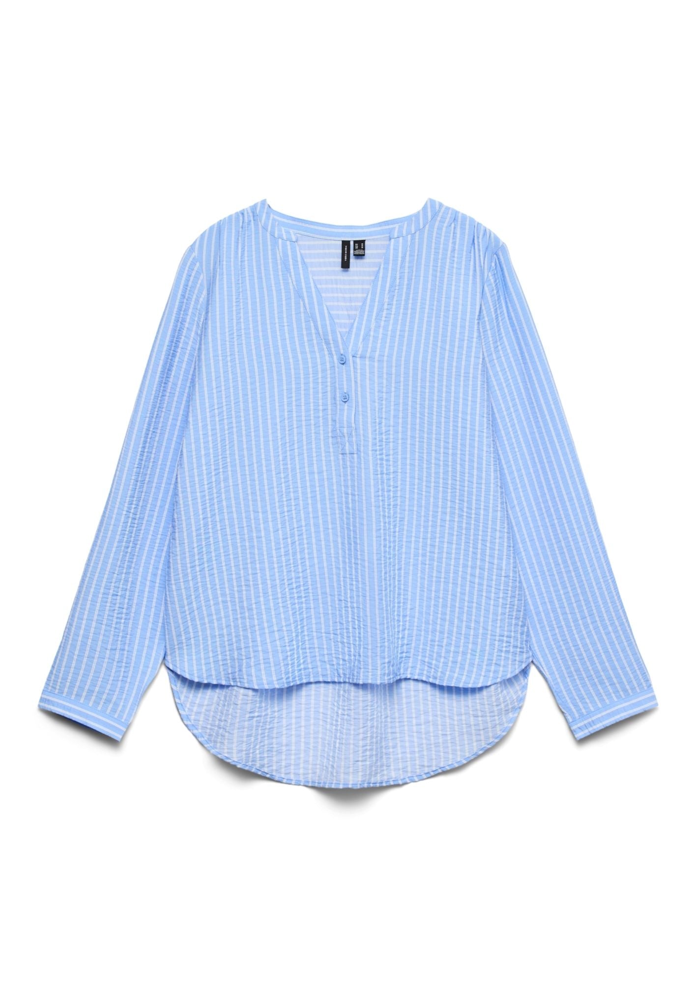 Vero Moda Blusa Donna Kaja Blu Sandra 10340684 Vista Blue Sandra VERO MODA 