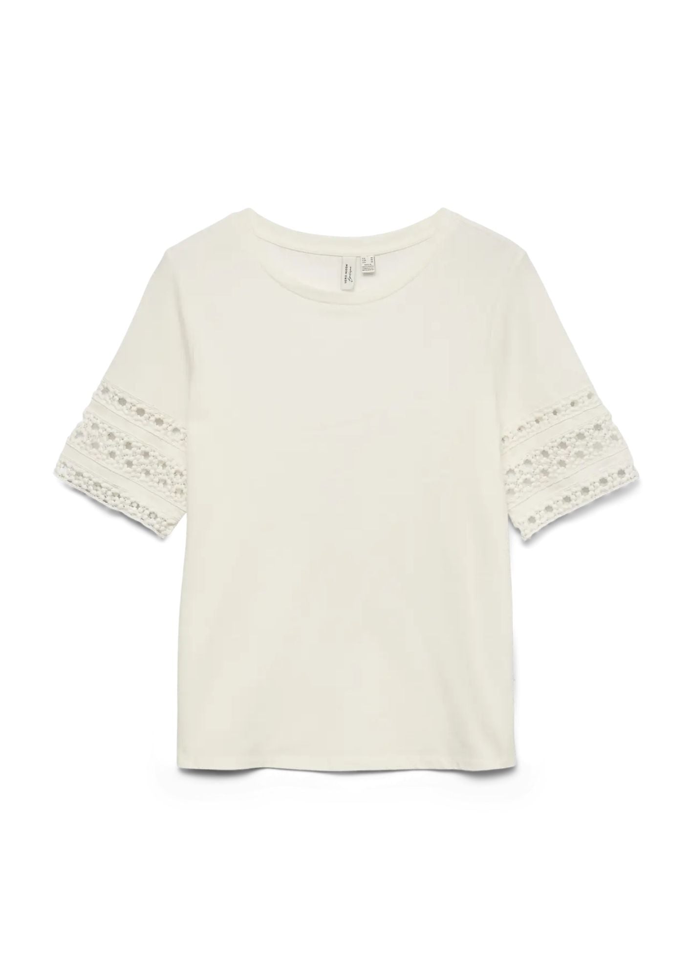 Vero Moda Top Donna Ivacy Bianco 10340787 Snow White SNOW WHITE LACE VERO MODA 
