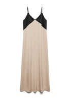 Vero Moda Abito Donna Joi Nero e Grigio Cemento 10341488 Black CEMENT CONTRAST VERO MODA 