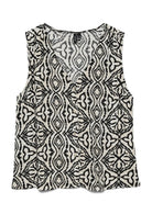 Vero Moda Top Donna Menny Grigio Betulla Stampa Camille 10341539 Birch Camille VERO MODA 