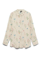 Vero Moda Camicia Donna Josie Grigio Betulla Stampa Bina 10341587 Birch Bina VERO MODA 