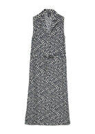 Vero Moda Abito Donna Josie Grigio Betulla Stampa Blacke 10341594 Birch Blake VERO MODA 