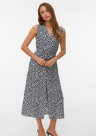 Vero Moda Vestito Donna Josie Bianco e Blu 10341594 Birch Navy blazer bonnie VERO MODA 